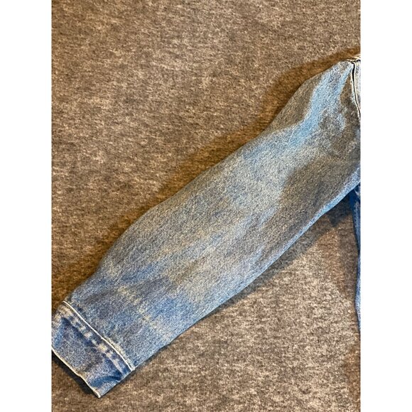 Vintage 80s Levis Jacket Trucker Denim reverts Jean 70506-0214 Women 40 - Picture 2 of 16